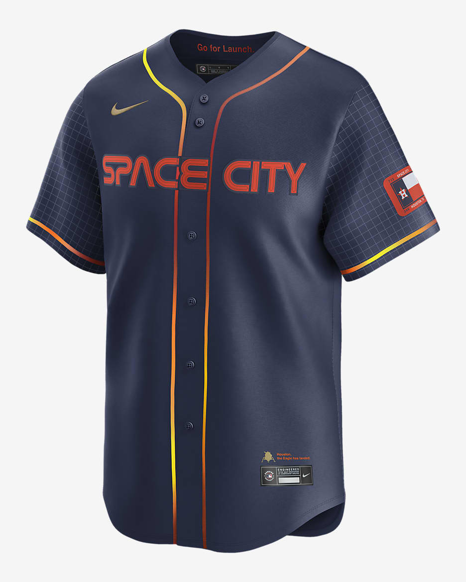 Alex Bregman Houston Astros City Connect Men S Nike Dri Fit Adv Mlb